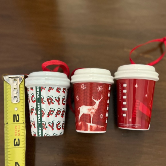 Set of 3 Starbucks ornaments - Picture 5 of 5